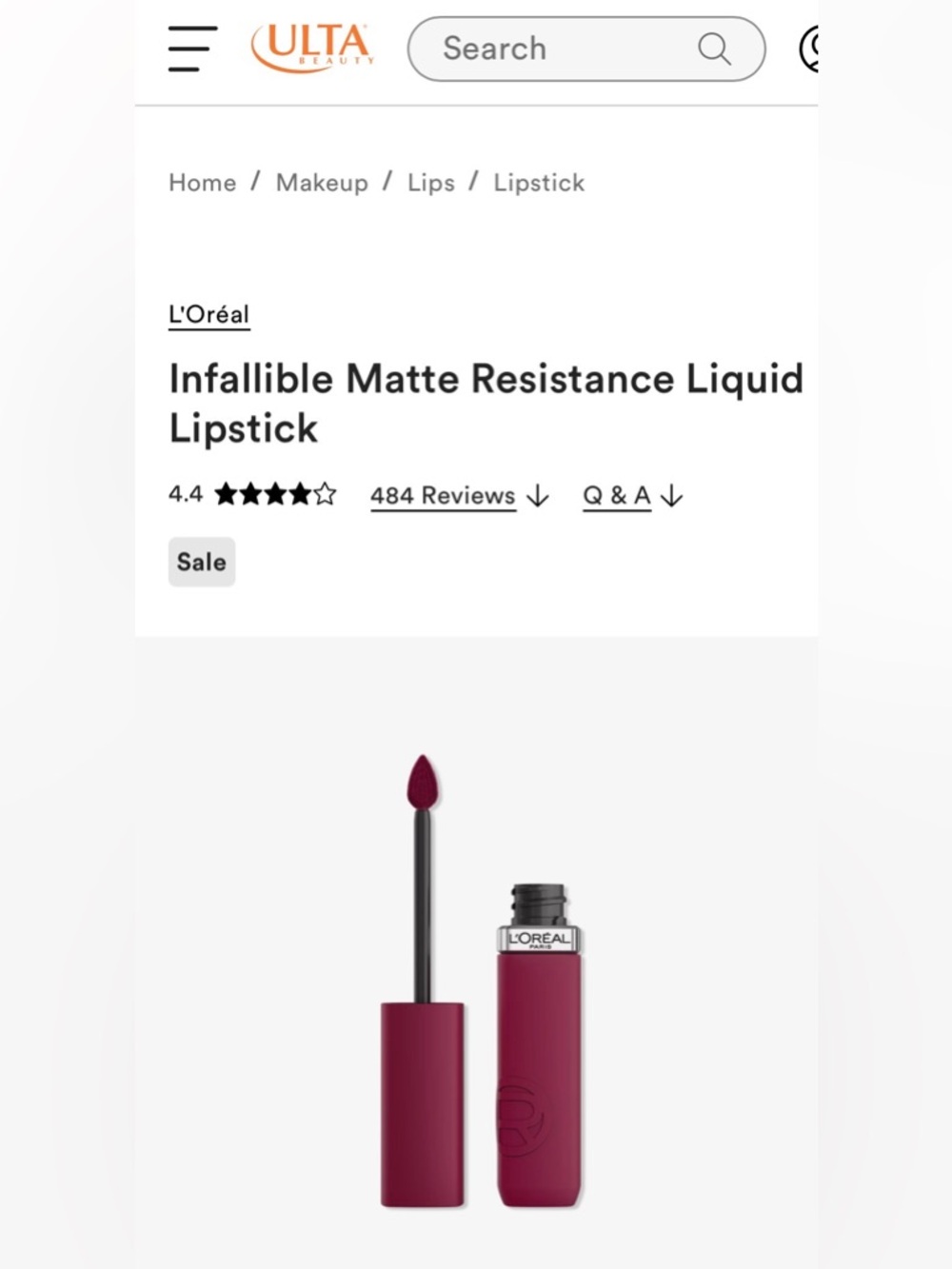 2 L'Oreal Infallible Matte Lipsticks #240 Road Tripping NWT